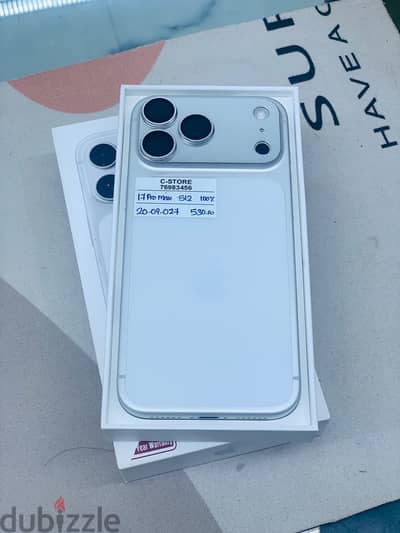 Apple - iPhone 17 Pro Max -512 GB - Good condition with box