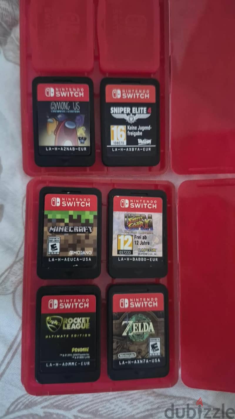 nintendo switch modded with 6 cds 1