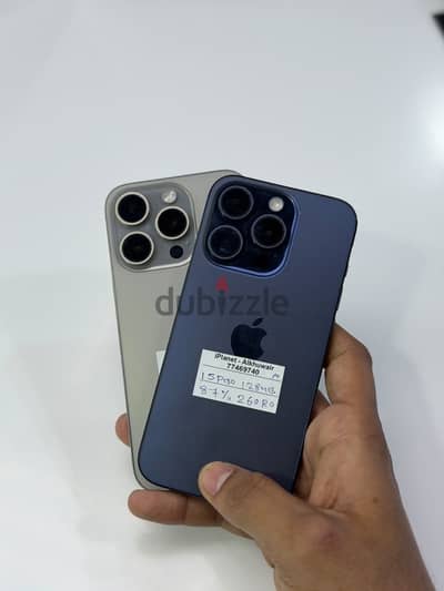 Apple - iPhone 15 Pro 128 GB - ايفون - Good working device