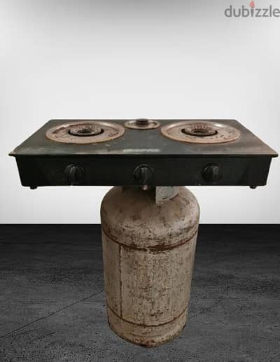 Gass Cylinder+3 Burner Stove+Regulator & Pipe