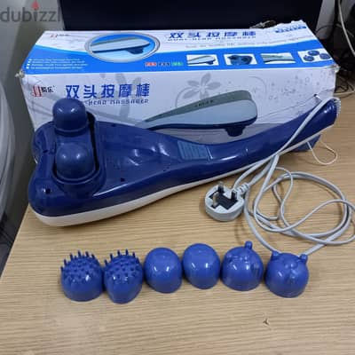 Dual head massager in 100% working and good condition