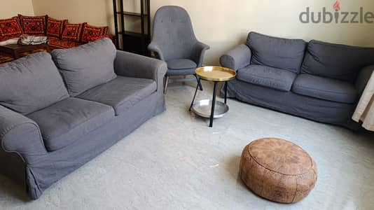 Ikea Sofa set 2x2 + 1 armchait