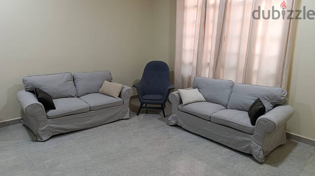 Ikea Sofa set 2x2 + 1 armchait 1