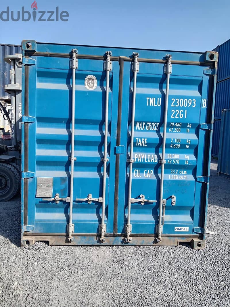 20ft Container 399 and 40ft Container 799 1