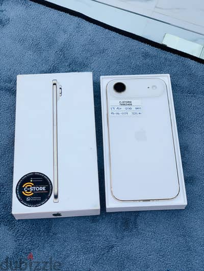 Apple - iPhone 17 Air -256 GB - Perfect condition ,100% BH ايفون