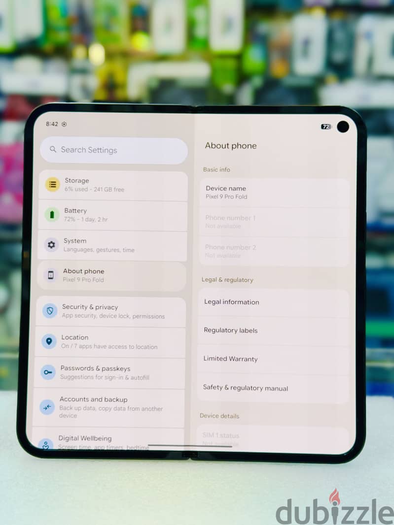 Google Pixel 9 Pro Fold 7
