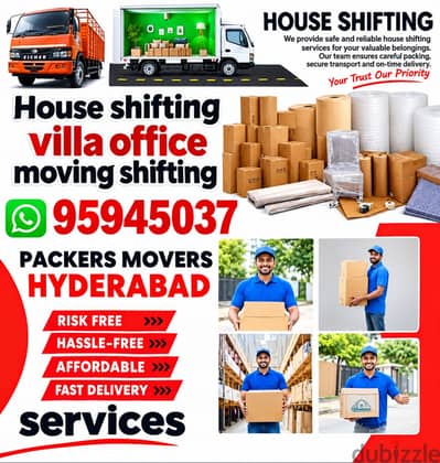 Oman Movers and Packer house shifting office Villa store