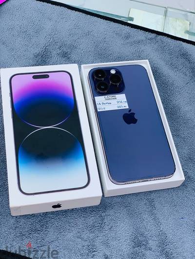 Apple - iPhone 14 Pro Max -256 GB - Amazing condition with box ايفون