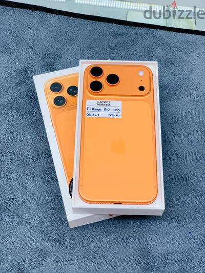 Apple - iPhone 17 Pro Max-512GB- Good- warranty till 3/27 ايفون
