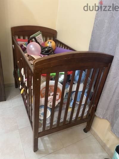 Dining table and Baby Crib for sale- +96879997618