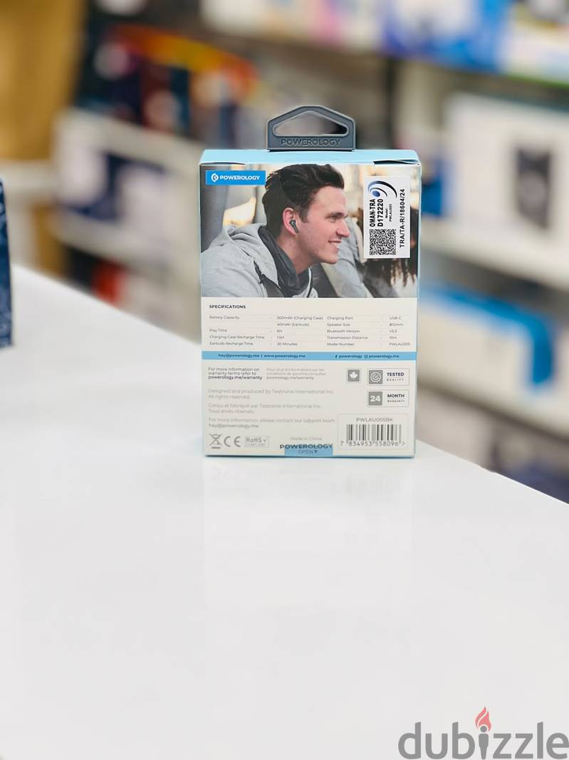 Brand New Powerology Quad True-Wireless Buds in Oman | Clear Calls 1