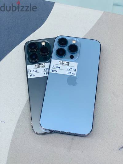 Apple - iPhone 13 Pro -128 GB - All Super working ايفون