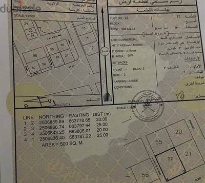 For Sale | Commercial Land in a Prime Location in Ibra