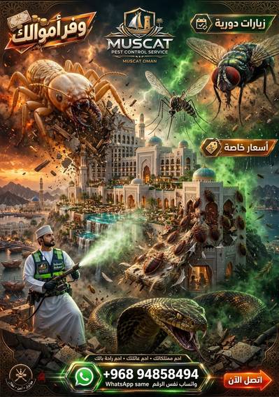 Professional & Guaranteed Pest Control Services in Muscat | Fast&Safe