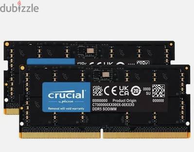 Brand new Crucial DDR5 laptop Rams for sale