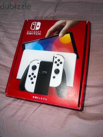 RUSH NINTENDO SWITCH OLED WHITE LIKE NEW WITH 2 GAME FC25 & MARIOKART8