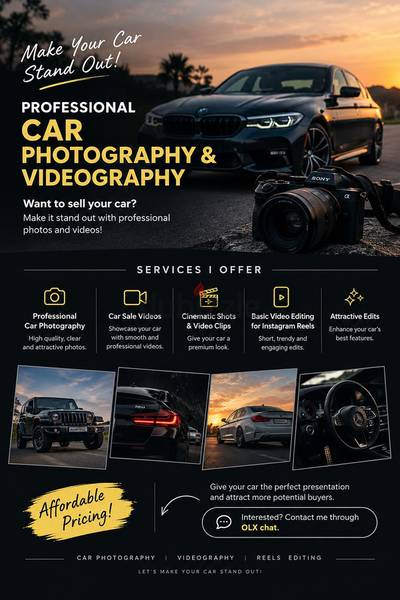 Professional Car Photography & Videography 
