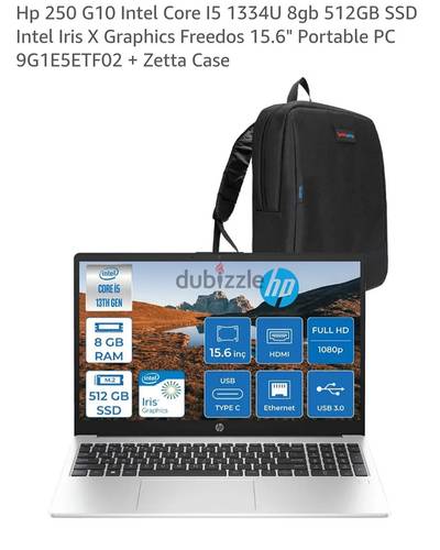 HP 250 NOTEBOOK G10 15.6  13GEN 8GB 512 2GB GRAPHICS