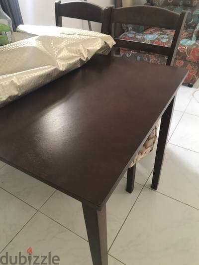 Table and 4 chairs for sale