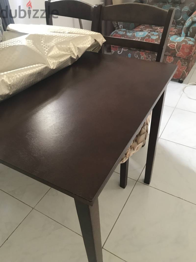 Table and 4 chairs for sale 2