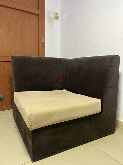 Modern Velvet Low Profile Sofa