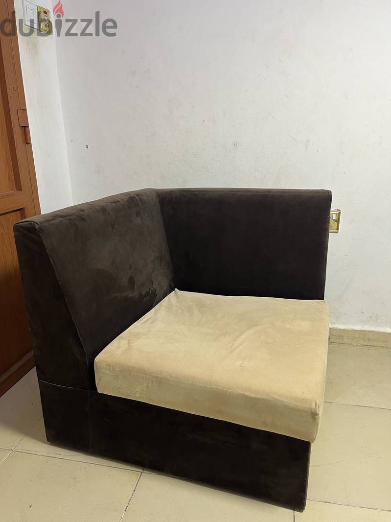 Modern Velvet Low Profile Sofa 4