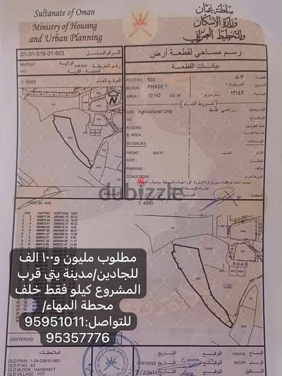 ثلاث اراضي زراعيه في مدينة يتي من المالك مباشر