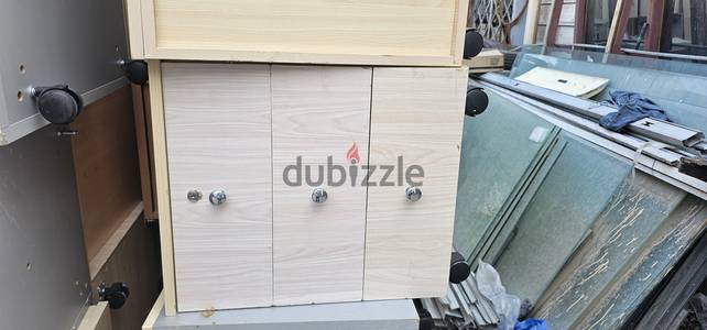 Used Metal 3 Drawer Mobile Pedestal