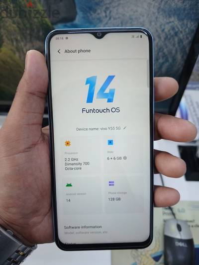 Vivo Y55 5G 6/128gb fresh condition