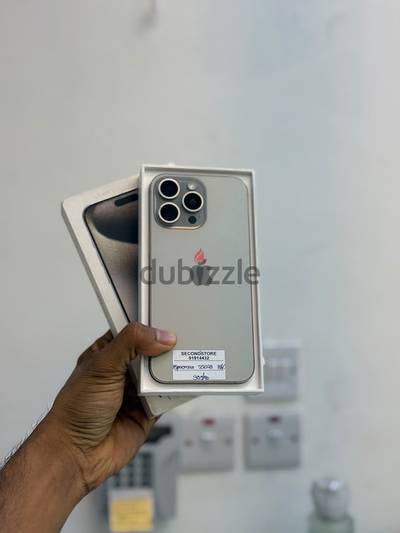Apple - iPhone 15 Pro Max -256 GB - Amazing condition phone ايفون