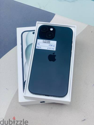 Apple - iPhone 15 -128 GB - Good working performance ايفون