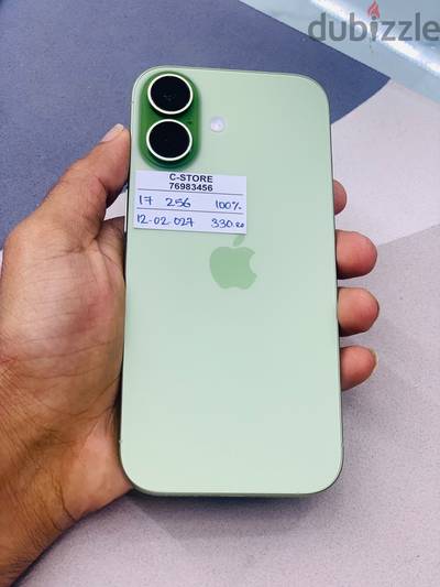 Apple - iPhone 17-256 GB - 100% BH - Nice device available ايفون