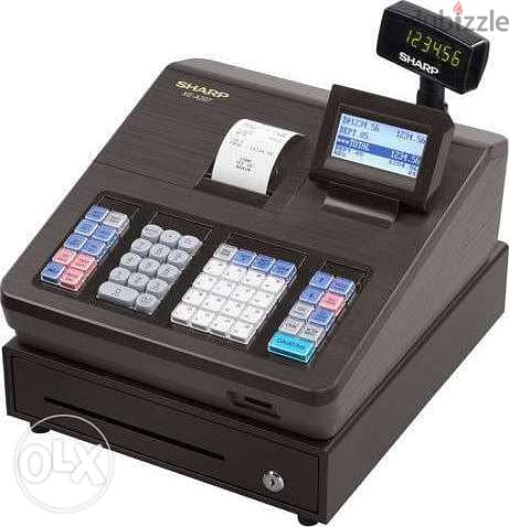 Sharp cash register VAT Ready/آلة تسجيل النقد شارب جاهزة لضريبة القيمة 1