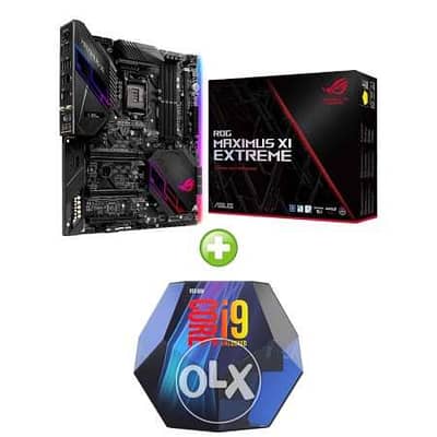 Intel I9-9900K + Asus Z390 ROG MAXIMUS XI EXTREME combo