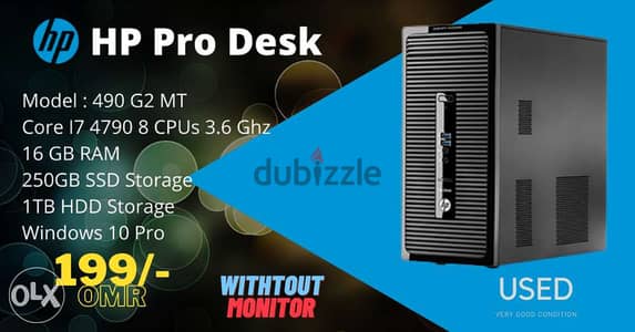 HP ProDesk 490 G2 Microtower PC