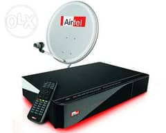 New Airtel ** set box with 6 month subscription 0