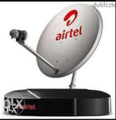 New Airtel \HD Set top box with subscription free malyalam tamil sport 0
