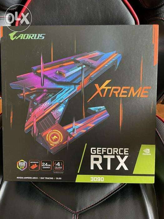 NEW SEALED GIGABYTE AORUS GeForce RTX 3090 Xtreme WaterForce 0