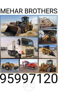 Heavy machinery for rent