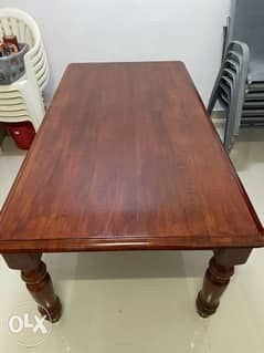 solid wooden dinning table 0
