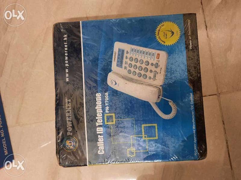 Landline phone, Base phone, OMR 3 only, Seal pack, Powernet brand, New 0