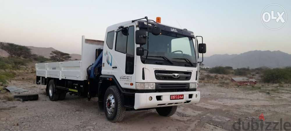 Pdo Approved Hiab Truck For Sale and For Rent 3.5 ton Lifting Capacity 6