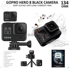 Gopro 8 Black Camera (Action) - Full Brand New Stock Available 0