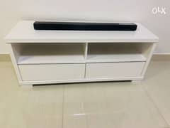 white tv unit / tv stand for sale