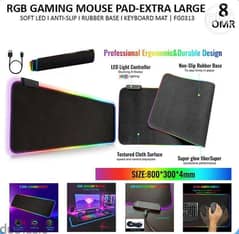 Imported RGB PUBG Gaming Mouse Pad extra Large ll Brand | New ll