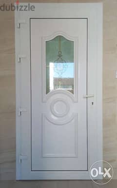 uPVC Door with decorative sheet 85 only