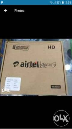 New hd receiver airtel six month subscription Malayalam Tamil Telugu / 0