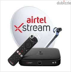 Full HDD Airtel receiver with subscription Tamil Malayalam kannada )