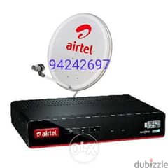 New Hd Airtel receiver with 6months malyalam tamil telgu kannada packa 0