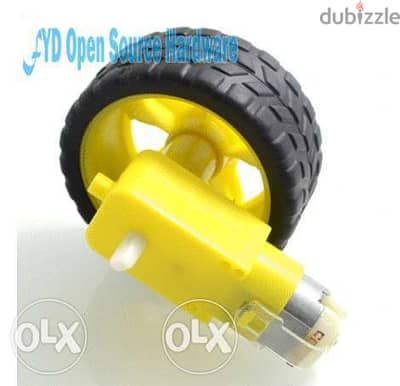 Robot Car Wheel with Motor